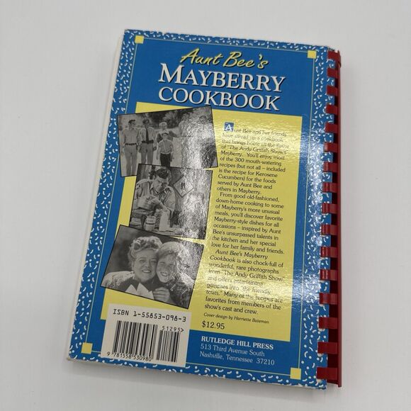 Vtg Aunt Bee's Mayberry Cookbook Andy Griffith Show TV‎ Ken Beck Jim Clark 1991 - Picture 3 of 3